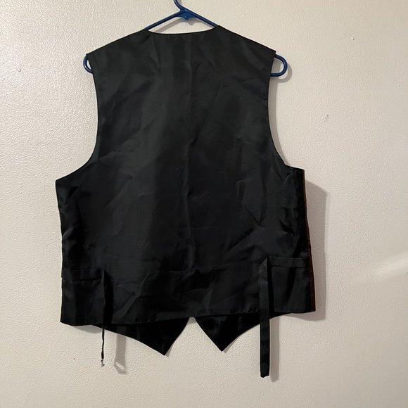 Vesuvio Napoli men's formal paisley tuxedo vest,  size M , brown - Picture 3 of 12